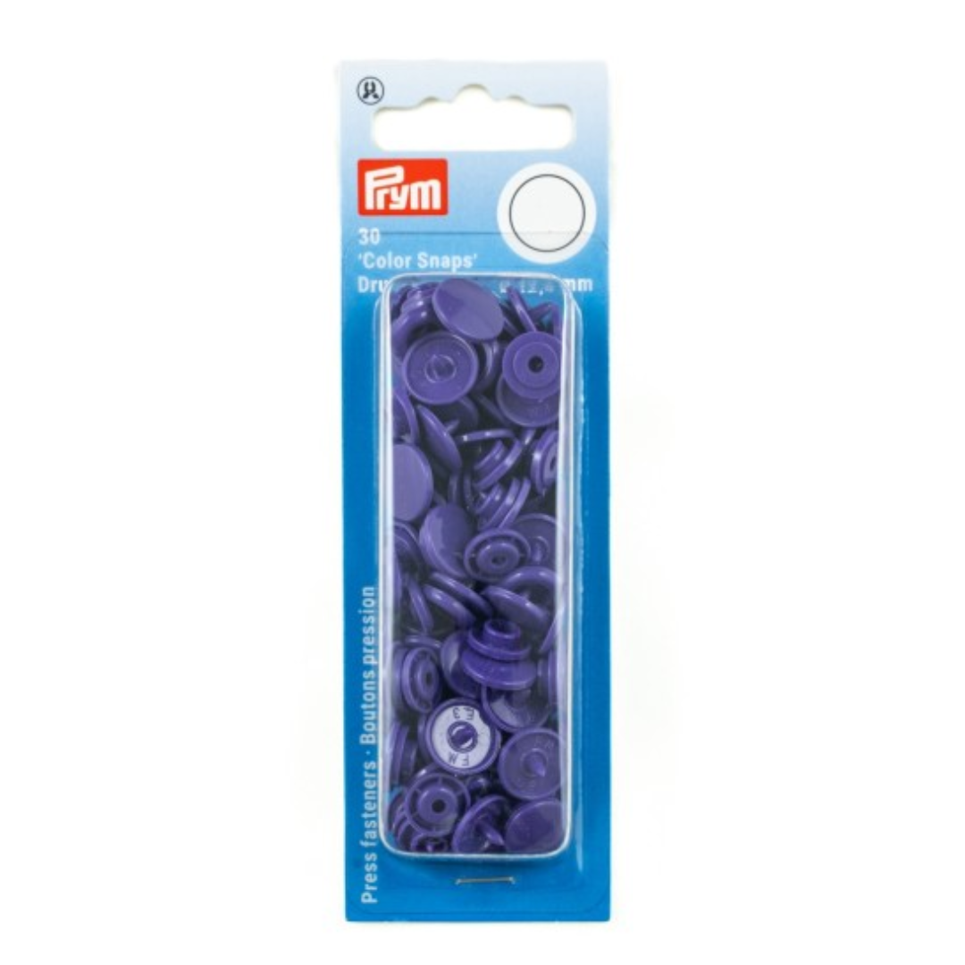 Prym Trykknapper – 12,4mm – Dark Lavender