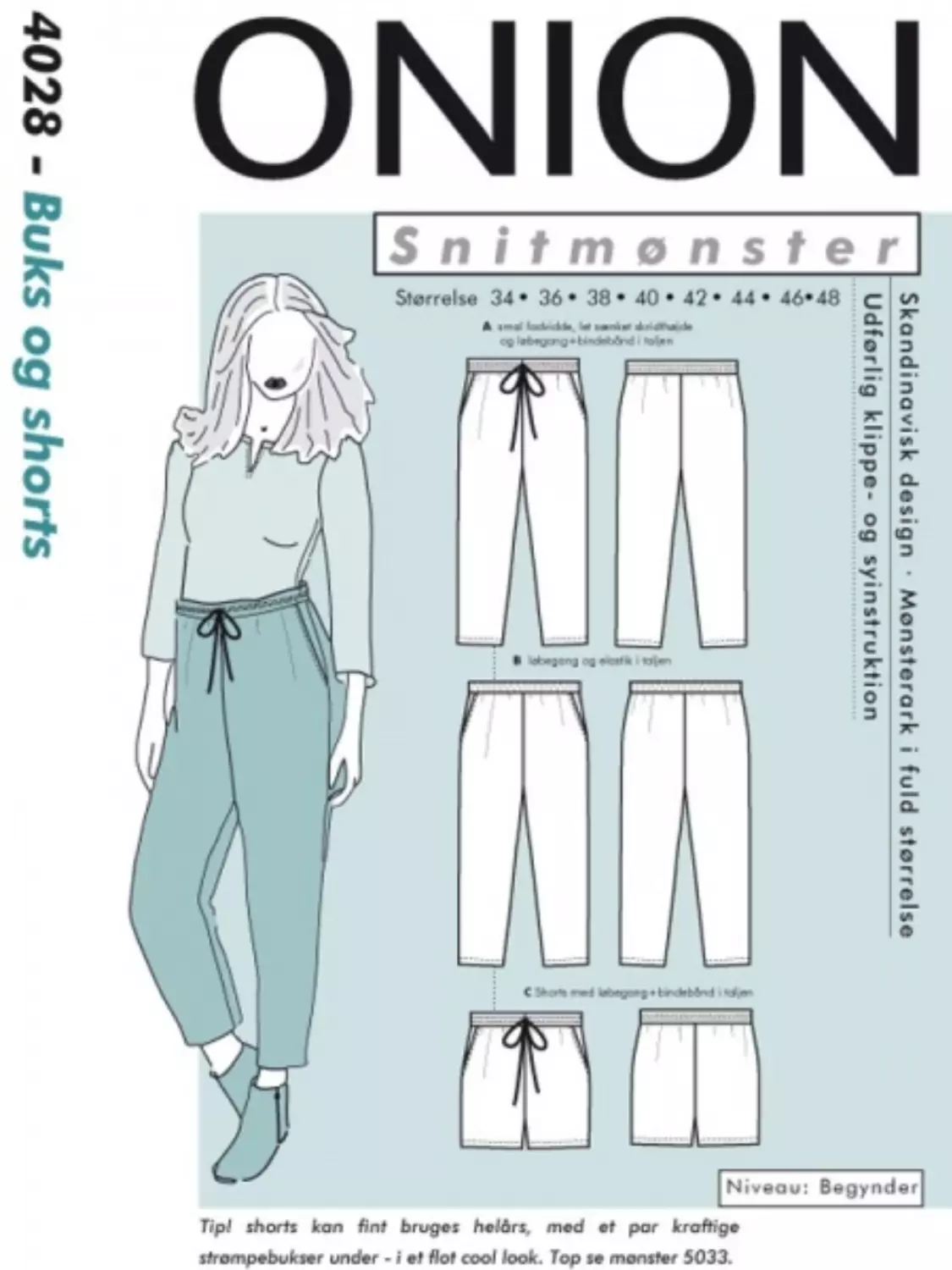 Bukse & shorts - 34-48 - Onion 4028