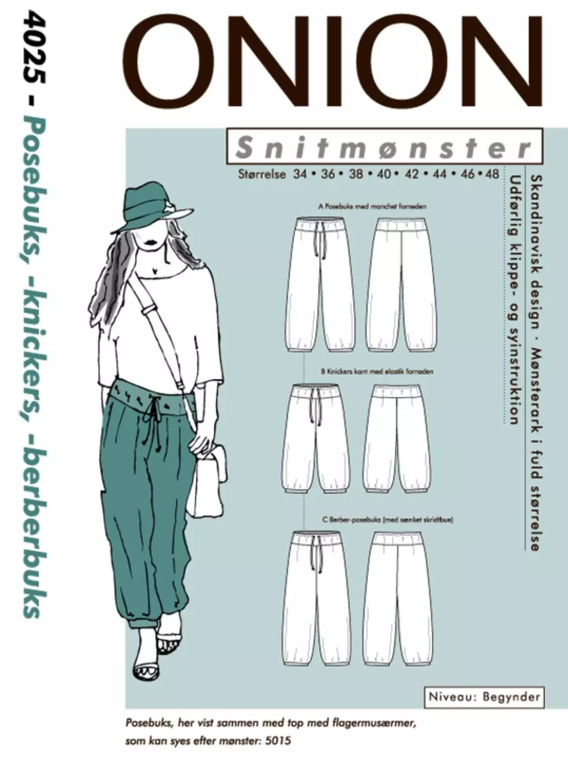 Posebukse & nikkers - 34-48 - Onion 4025
