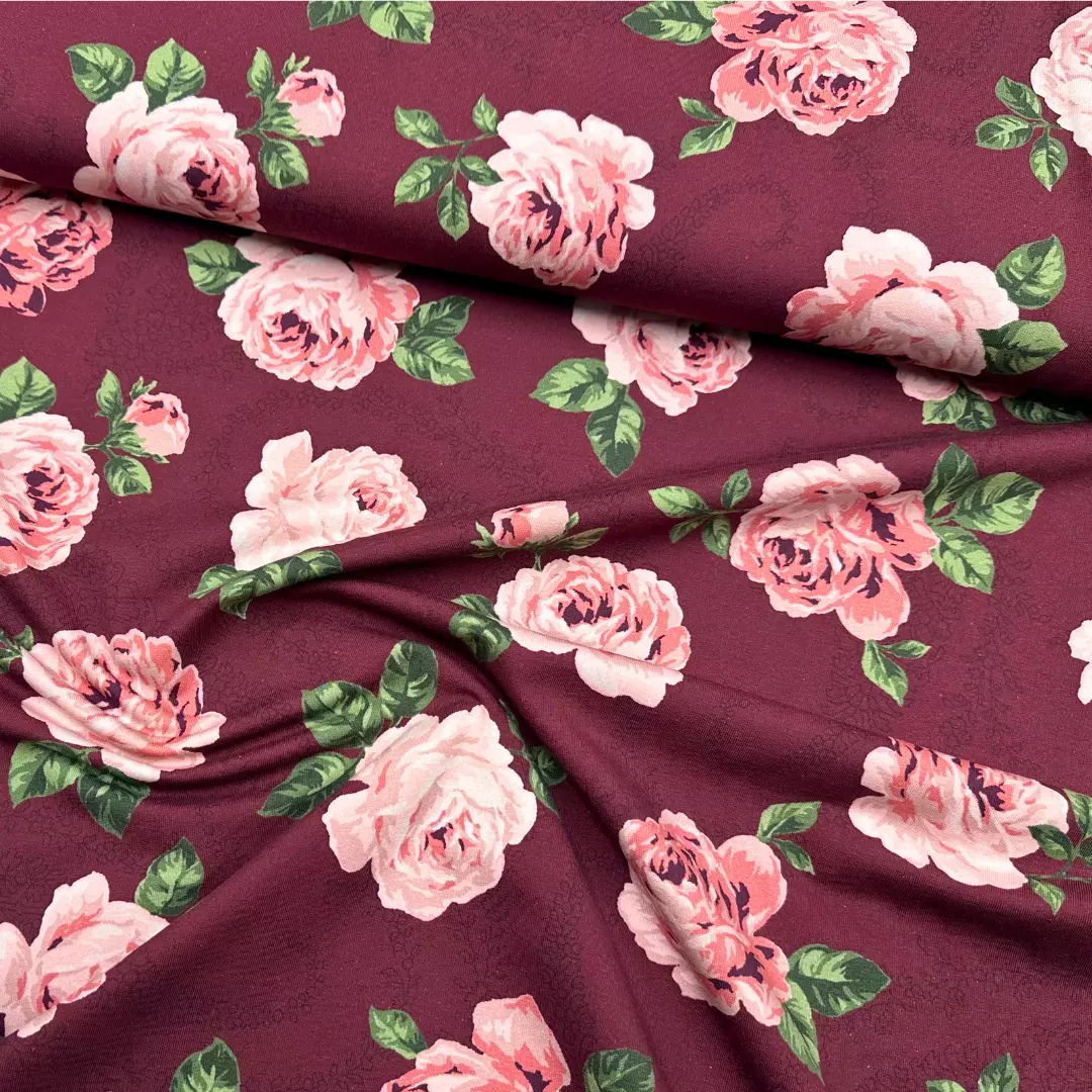 Roser fv.348 - Økotex - French Terry