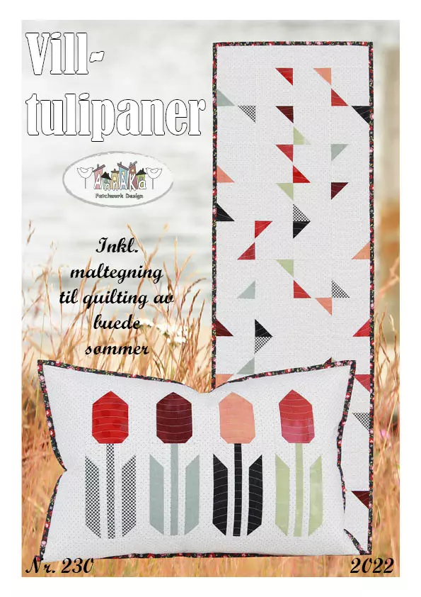 Vill tulipaner - Løper & putetrekk - AnnAKa