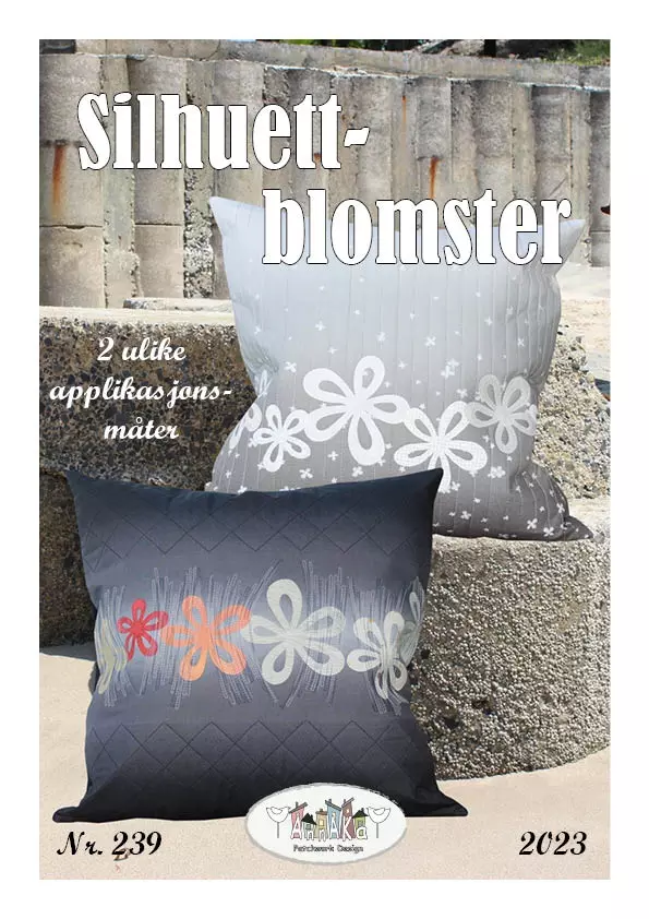 Silhuett-blomster - Putetrekk - AnnAKa