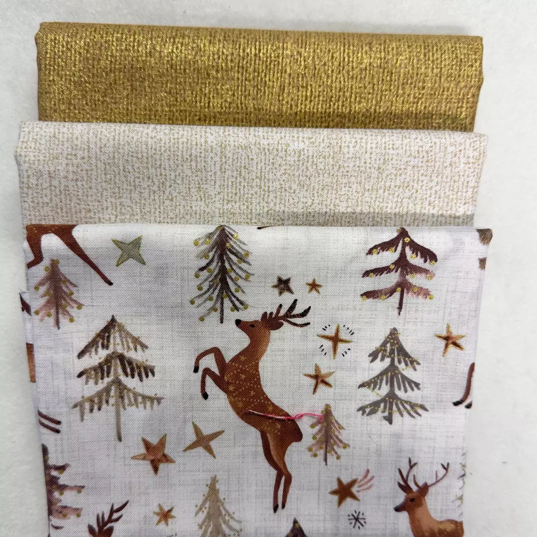 Metallic Stags - Stoffpakke