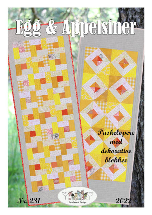 Egg og appelsiner - Løper - AnnAKa