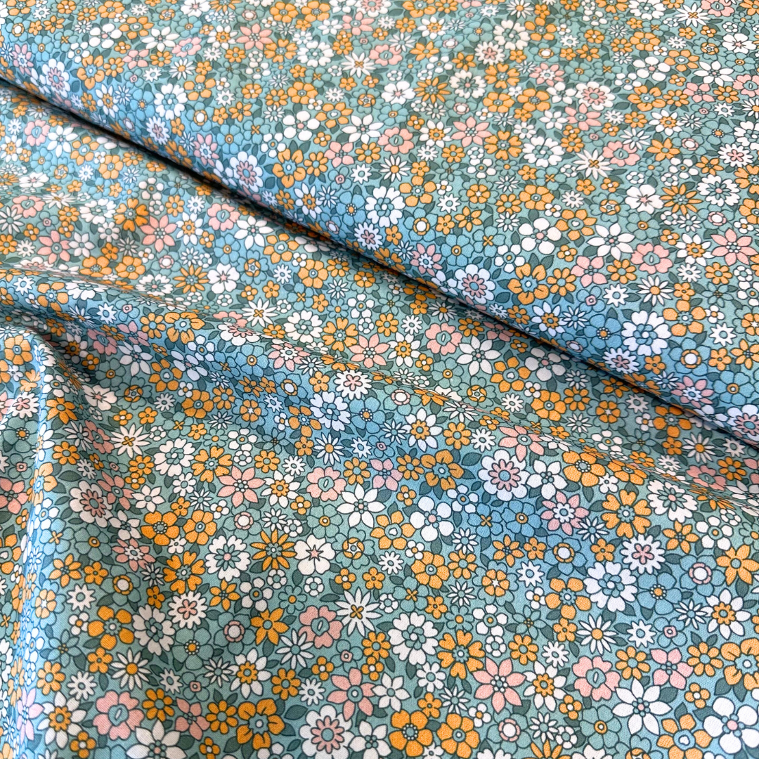 Blomster 024 – Økotex – Bomullspoplin
