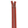 25cm/4mm – Rust – Metallglidelås m/ring