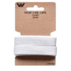 Elastikk – Hvit – 14mm – 3 mtr