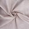 Beige ruter 0,3×0,3 cm – Bomullspoplin