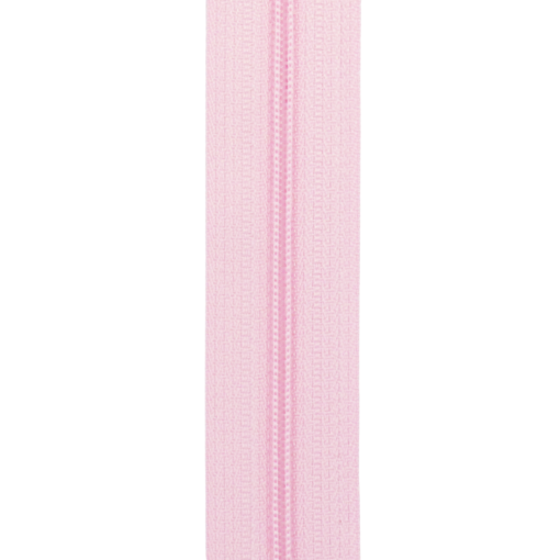 Baby rosa – Glidelås 6mm – metervare