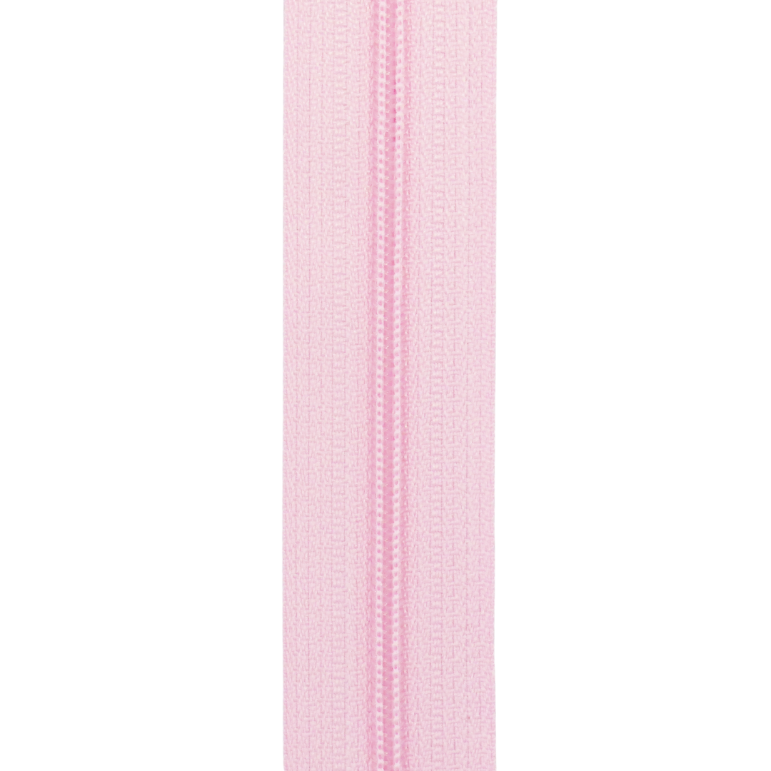Baby rosa – Glidelås 6mm – metervare