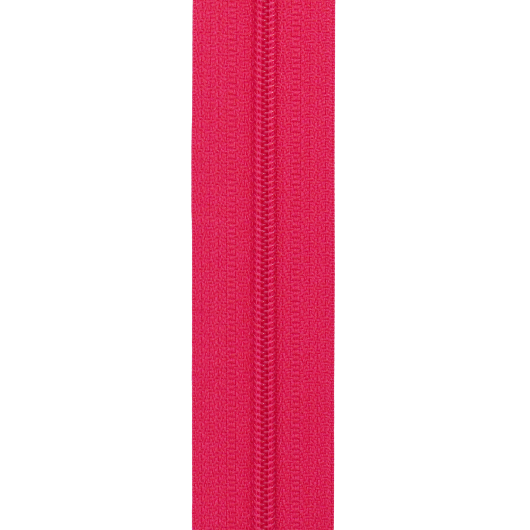 Rosa – Glidelås 6mm – metervare