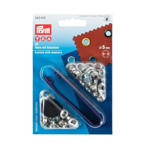 Maljer 5 mm - Sølv - Prym