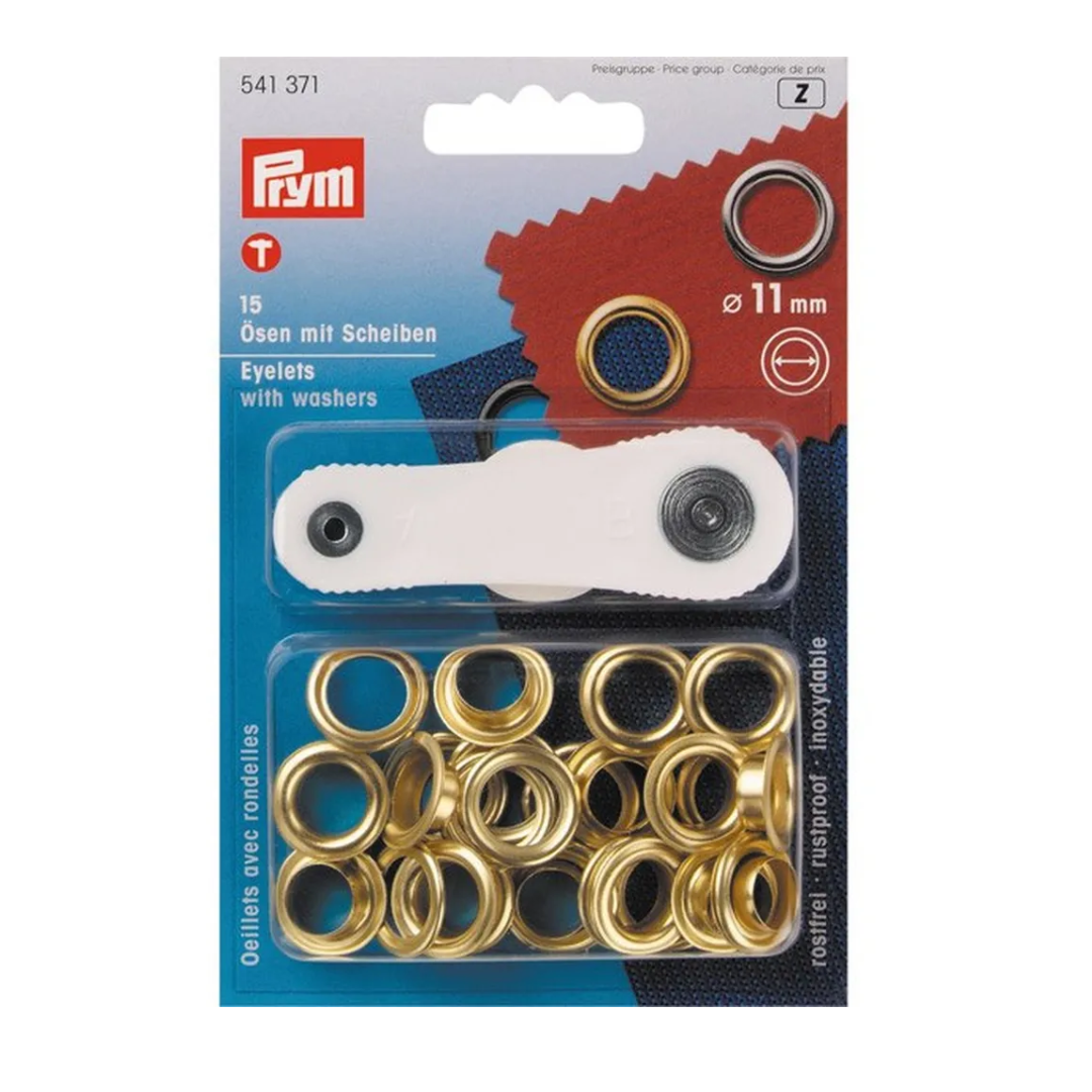Maljer 11 mm - Gull - Prym