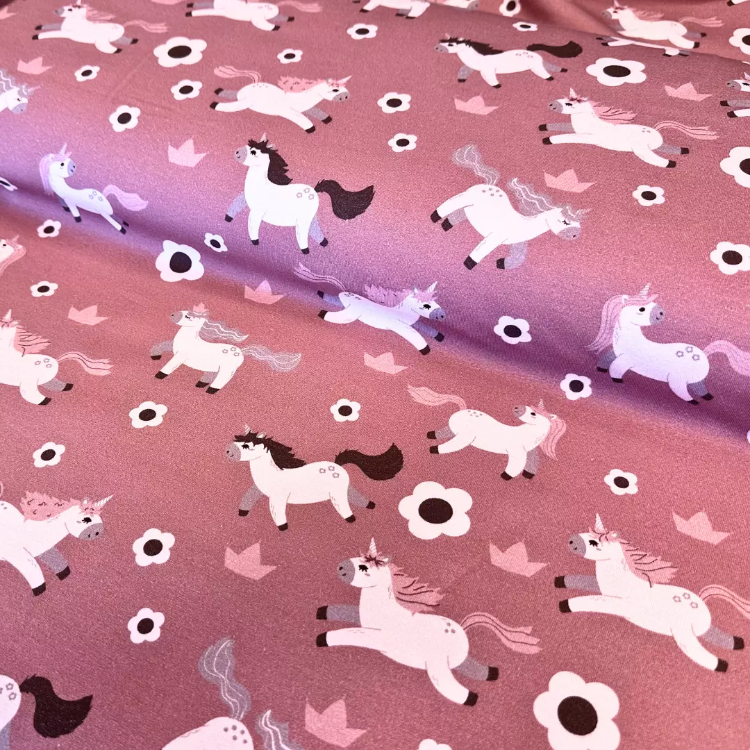 Enhjørninger - Økotex - Jersey