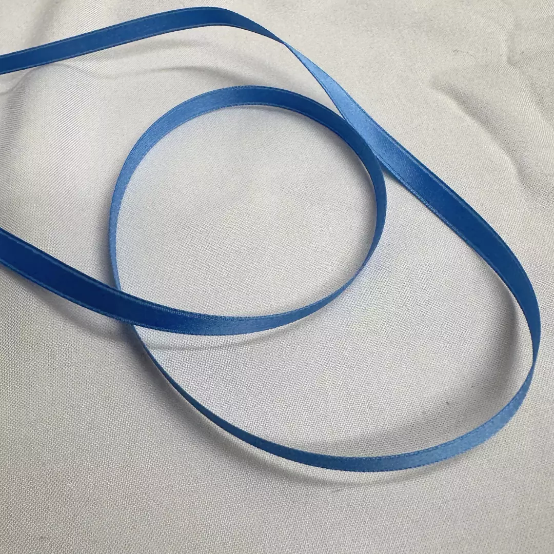 Blå fv.87 – 10mm – Satengbånd