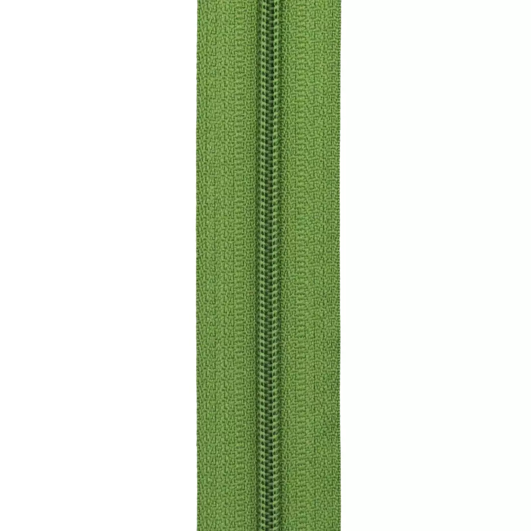 Grønn – Glidelås 6mm – metervare