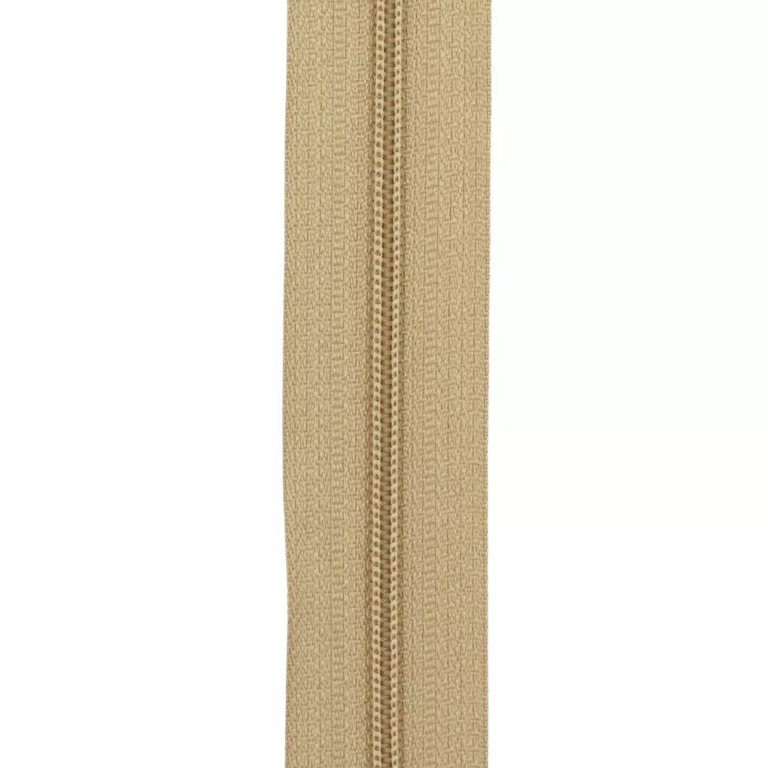 Beige – Glidelås 6mm – metervare