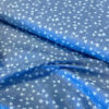 Hearts & stars, blue – Safari Lullaby – Bomull