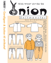 Cardigan & bukse - 68-98/6 mnd - 3 år - Onion 10021