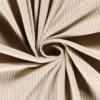 Lys beige 052 – Økotex – Ribb-bomullsjersey
