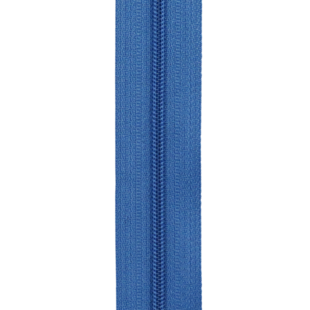 Blå – Glidelås 6mm – metervare