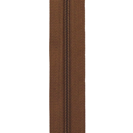 Brun – Glidelås 6mm – metervare