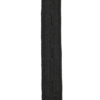 Sort – 15mm – Knapphulls-elastikk