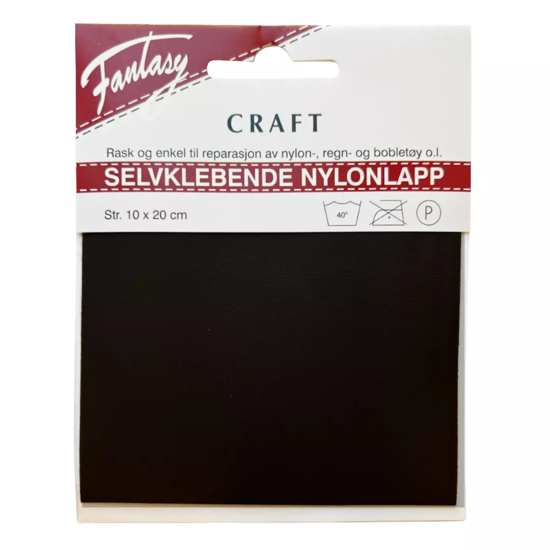 Svart fv.000 - Selvklebende reperasjonslapp