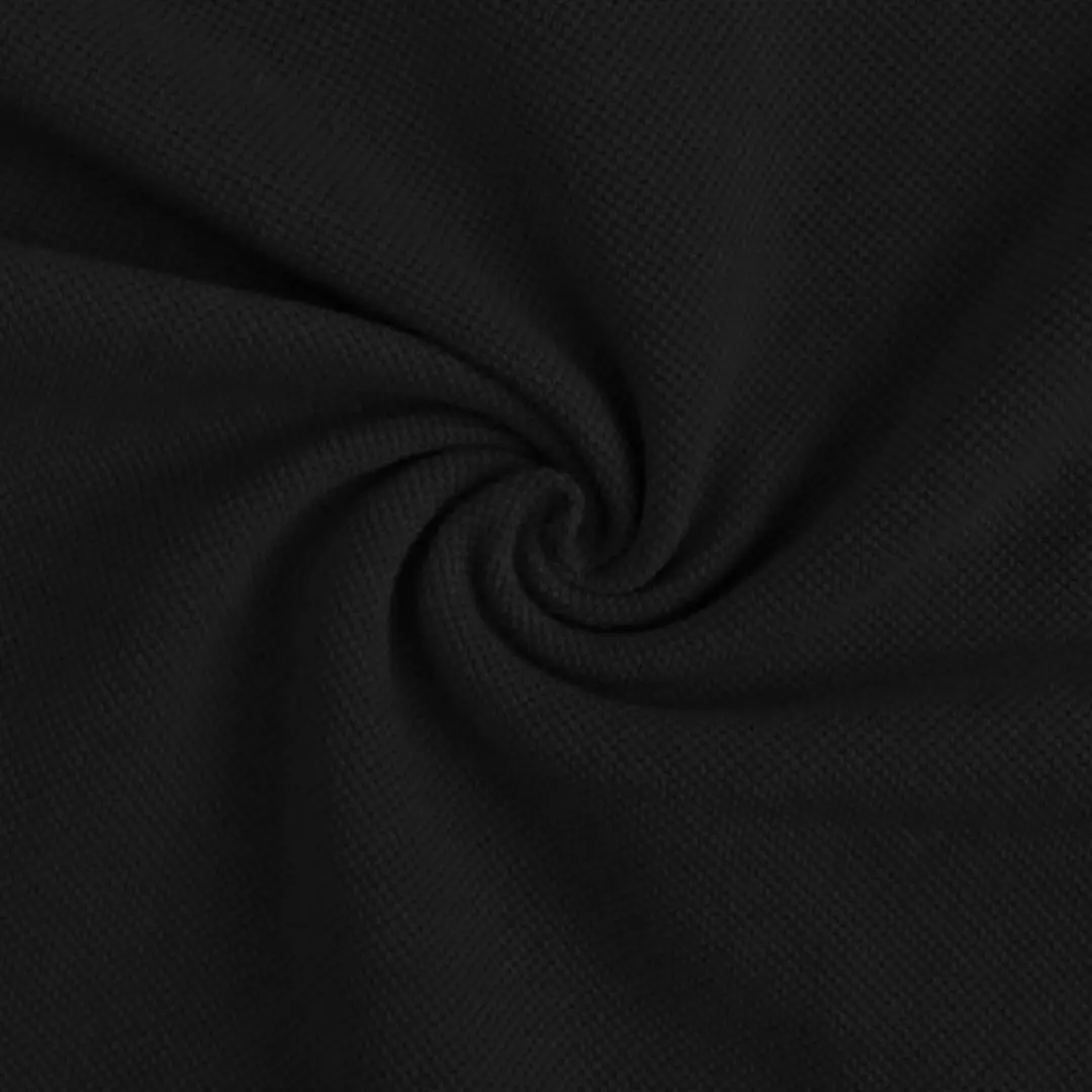 Svart – Økotex – Polojersey