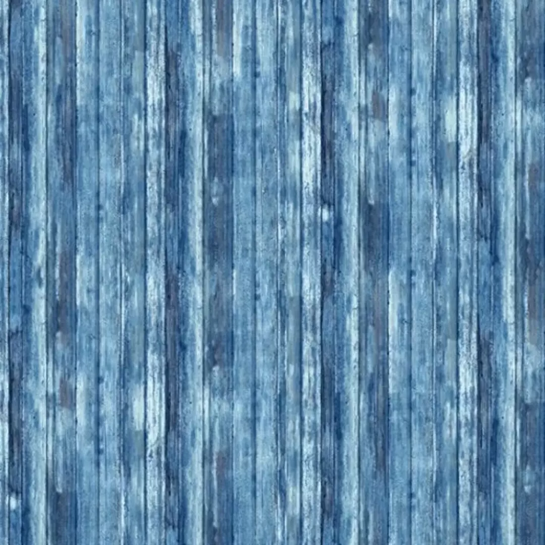 Blue Wall fv.65 - Porch View - Bomull