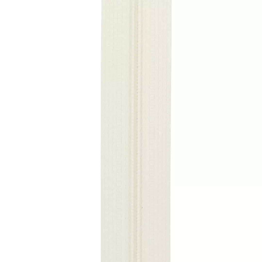 Ecru – Glidelås 4mm – metervare