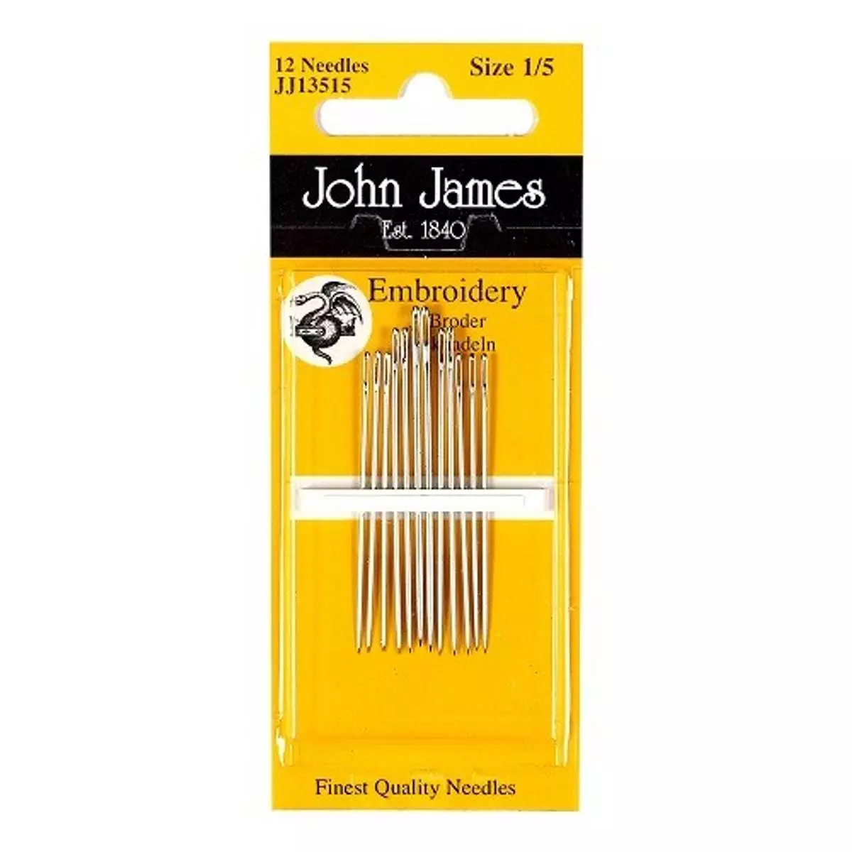 Broderinåler - Str 1/5 - John James