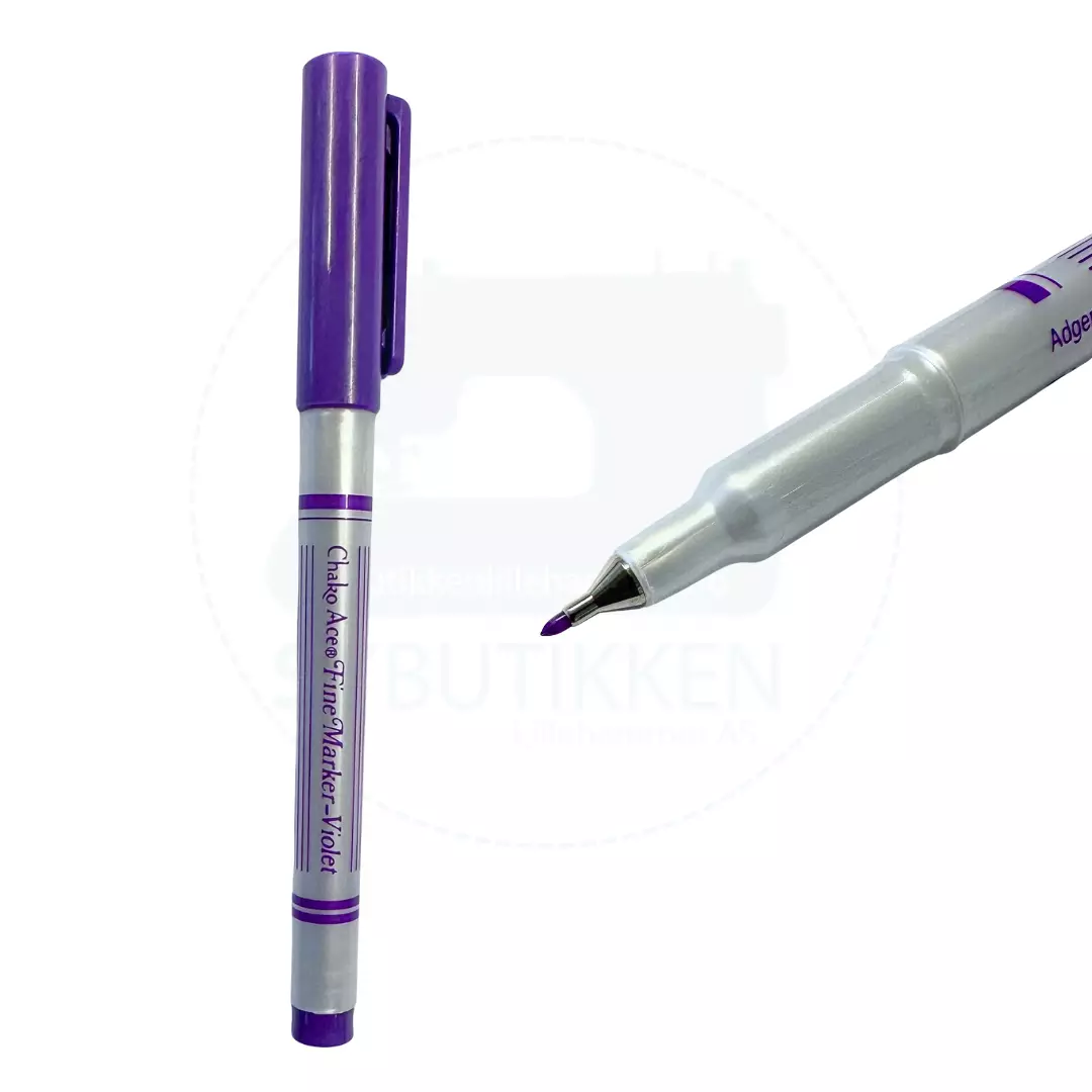 Selvoppløselig markeringspenn - Ekstra fin - Lilla