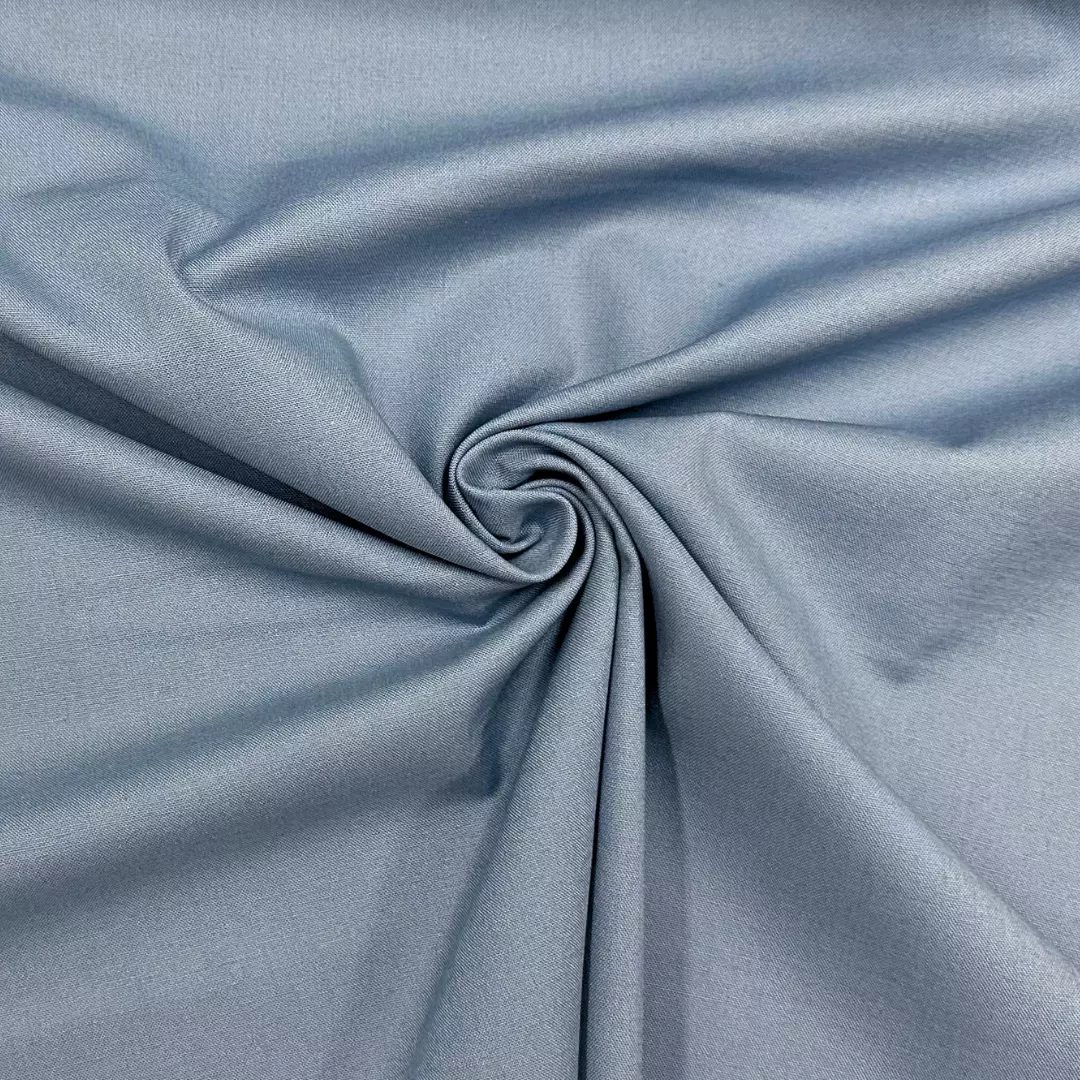 Denimblå fv.014 – Økologisk – Bomullslerret