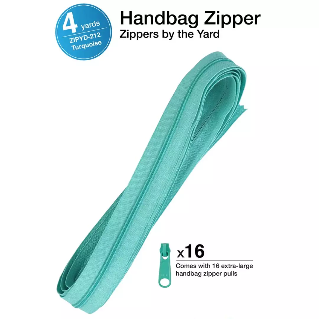 Turquoise - Zippers by the Yard - byAnnie