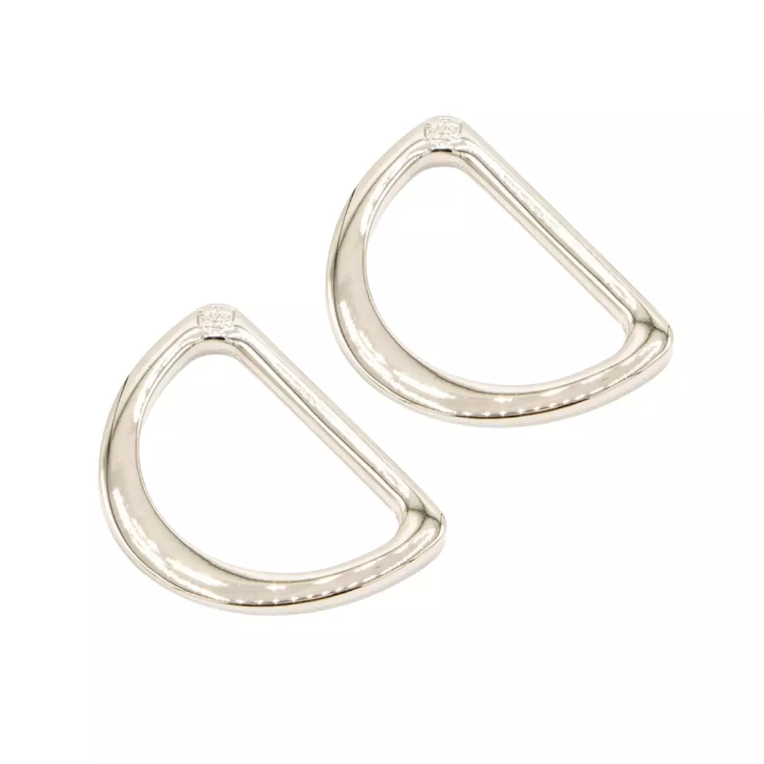 Nickel – 1″/25.4mm – D-rings – byAnnie