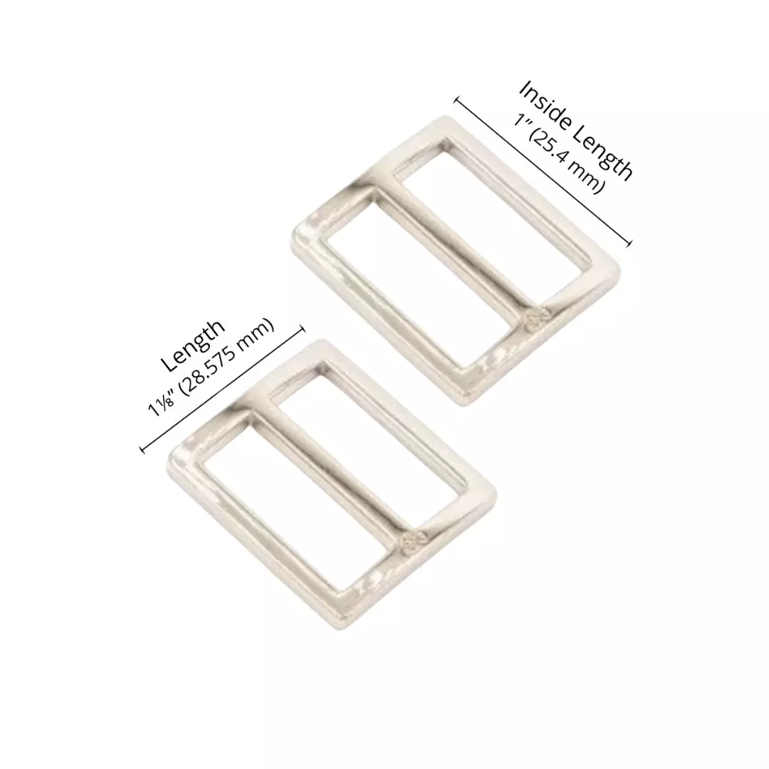 Nickel – 1″/25.4mm – Slider – byAnnie