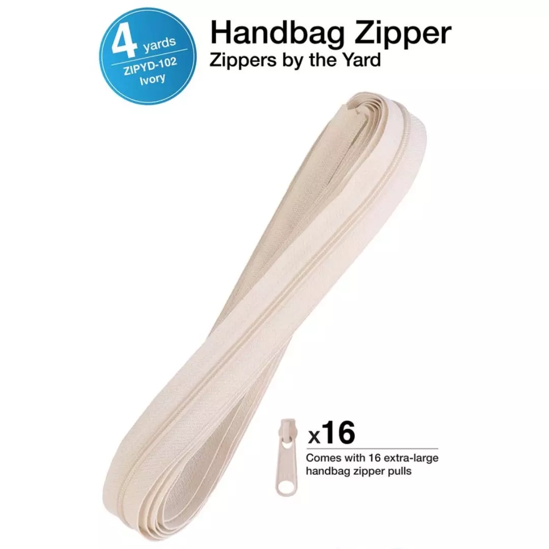 Ivory – Zippers by the Yard – byAnnie