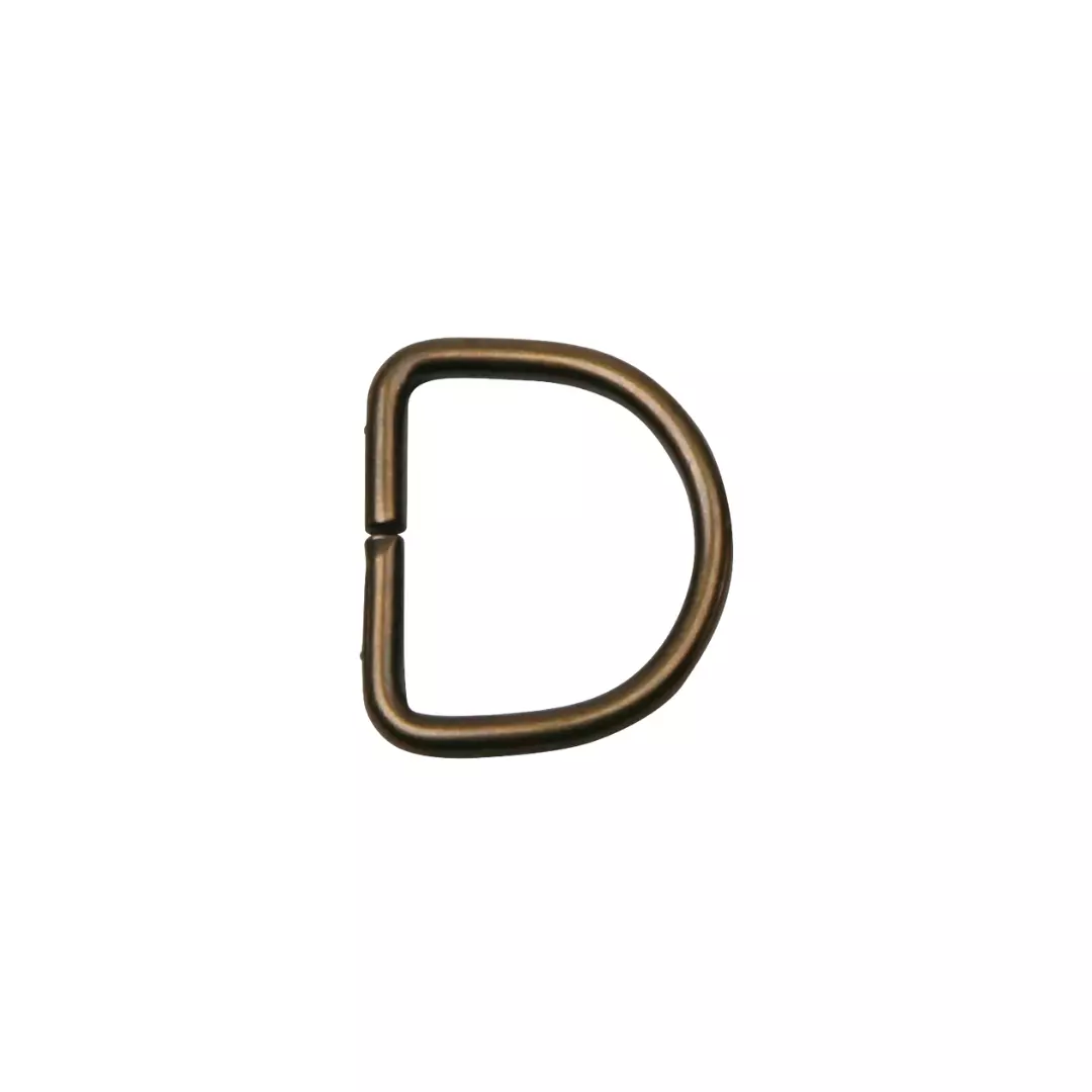 Gl.messing – 20 mm – D-ring