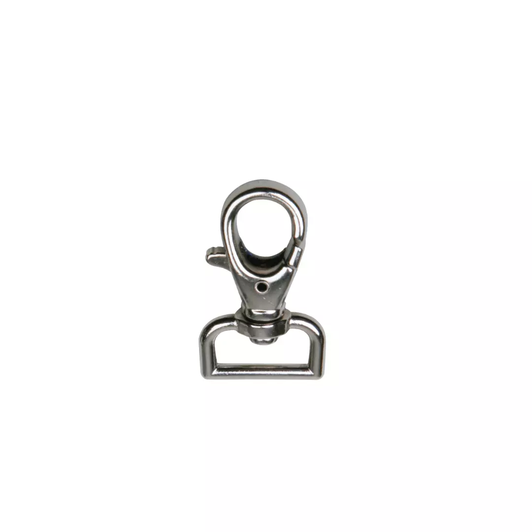 Sølv - 16 mm - Karabinkrok