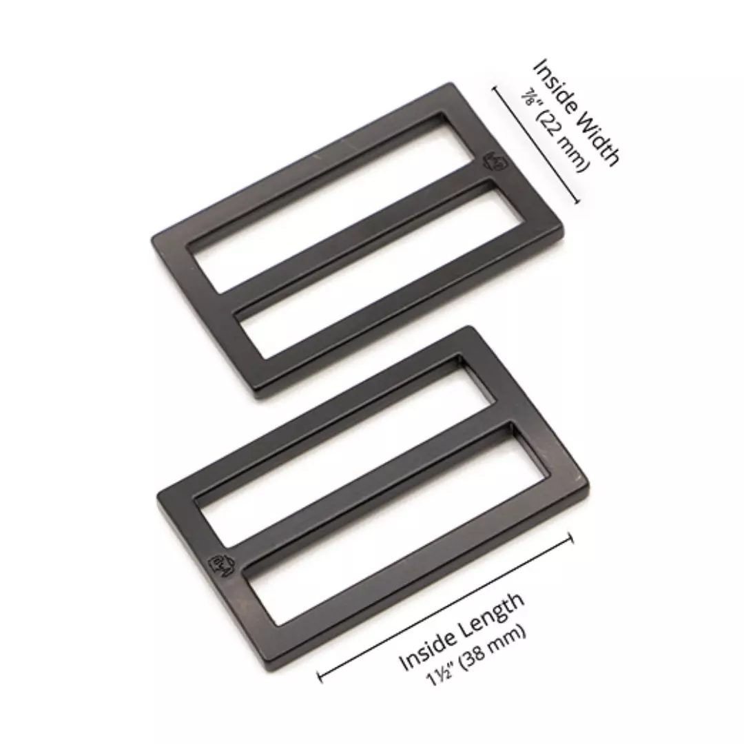 Svart – 1.5″/38mm – Slider – byAnnie