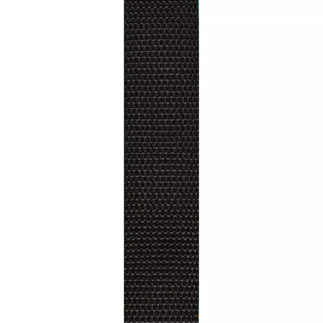 Svart - 20 mm - Syntet bånd