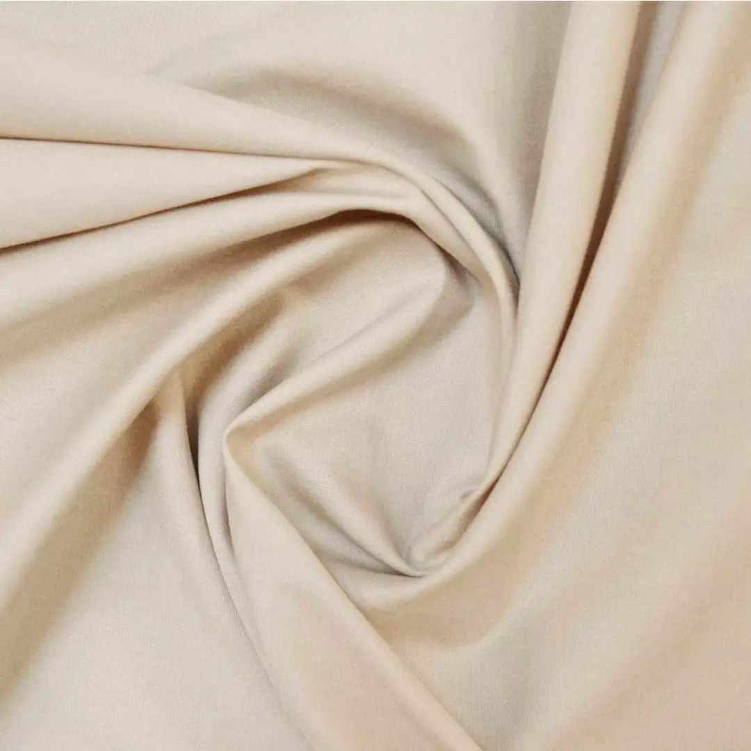 Lys beige fv.049 – Økologisk – Bomullslerret