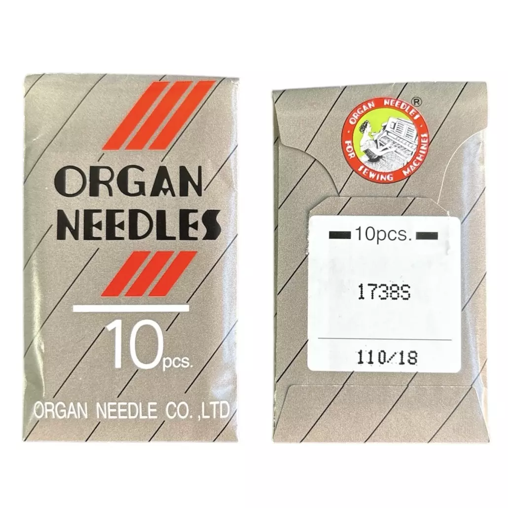 Nåler til industri-symaskiner - rund kolbe - Str.110 - Organ