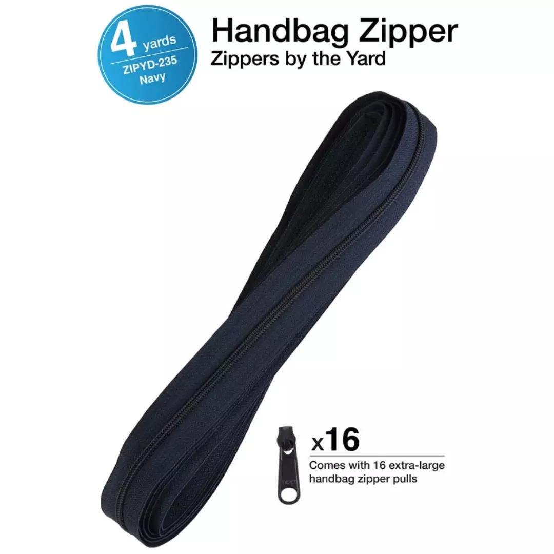 Navy – Zippers by the Yard – byAnnie