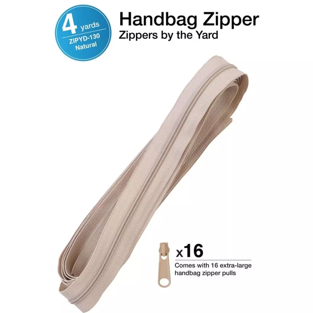 Natural – Zippers by the Yard – byAnnie