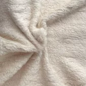 Off white fv.009 - Økotex - Sherpa fleece