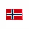 Norsk flagg - 4x3 cm - Strykemerke