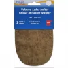 Brun col.881 – 2 stk – Semskede albuelapper