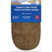 Brun col.881 – 2 stk – Semskede albuelapper